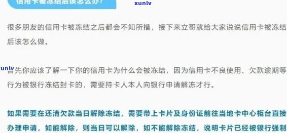 车贷信用卡逾期冻结解冻全攻略：逾期还款与银行卡解冻步骤详解