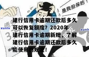 建行信用卡逾期还款后多久能恢复使用额度？2020-XXXX年逾期新规