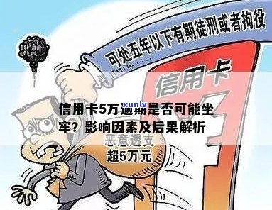 4张信用卡逾期5万元后果，会坐牢吗？怎么办？