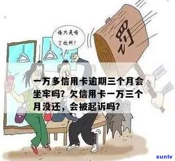 信用卡1万逾期多久会被起诉会坐牢么