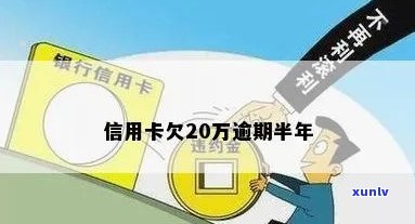 信用卡逾期20万半年