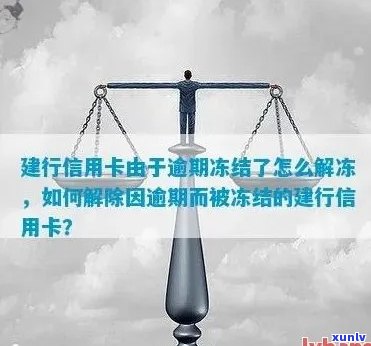 建设银行信用卡逾期导致冻结，其他银行也存在类似情况如何处理？