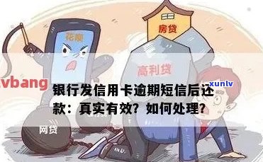 银行发信用卡逾期短信后还款真实性及处理方式