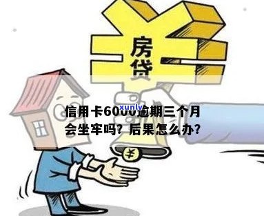 信用卡6000逾期三个月会坐牢吗？如何处理？逾期后果是什么？