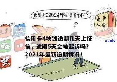 '2021年信用卡逾期4天：400元逾期五天，4块钱逾期几天上'