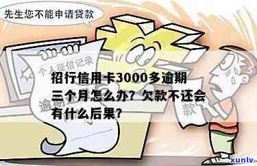 招商信用卡3000元逾期