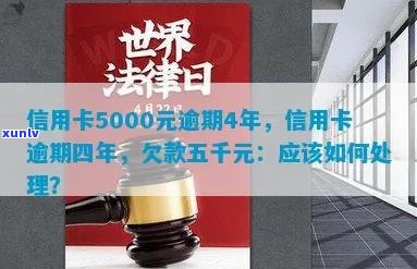 当信用卡欠款5000元逾期了，该如何处理？