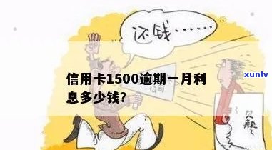 信用卡1500逾期1年了，要还多少利息和金额？