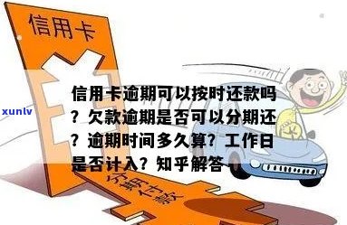 信用卡逾期可以办理期还款吗？怎么办？多久工作日？