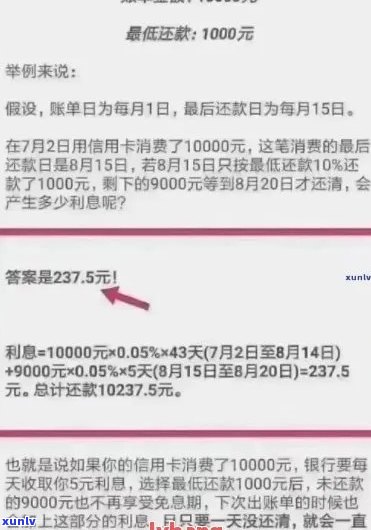 信用卡逾期1000元，一天滞纳金计算方式及影响详解