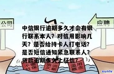 中信银行信用卡逾期通知：逾期几天后会联系持卡人？