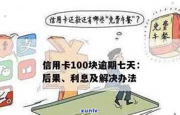 信用卡100元逾期几天