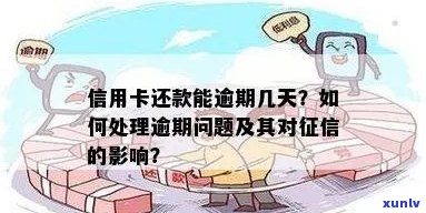 信用卡逾期几天算影响贷款？如何处理？