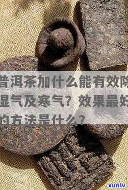 熟普洱茶的湿气调理作用：如何有效利用它来改善体内湿气问题？