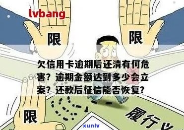 欠信用卡逾期后还清之后有什么危害：逾期的信用卡还清后能否继续使用？