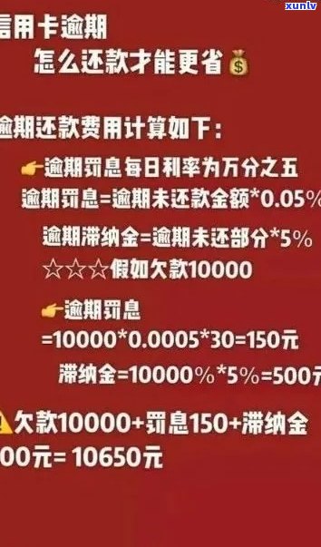 逾期信用卡还款利息计算 *** 详解，从此不再被高利贷困扰