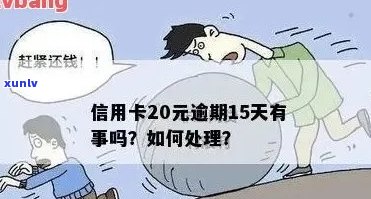 信用卡逾期还款20元，15天后的后果与处理 *** 