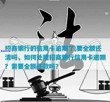 招商银行信用卡逾期还款：如何处理，全额还款是否必须？