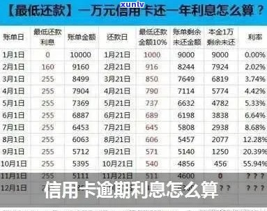 城乡银行信用卡逾期还款利息计算 *** 与影响详细解析