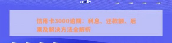 信用卡欠款3000元如何妥善处理？逾期还款后果分析及解决方案