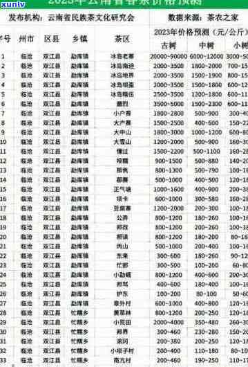 新云南普洱茶场价格一览表 - 高品质茶叶供应商推荐