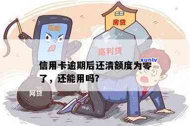 信用卡逾期全部清零后能否继续使用？