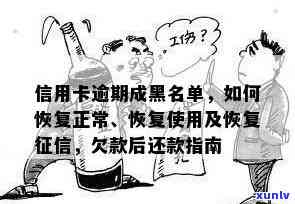 信用卡逾期变黑户怎么恢复：恢复正常、使用及信誉修复全攻略