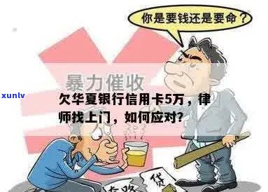 华银行信用卡欠款5万，律师上门应对策略及解决 *** 全解析