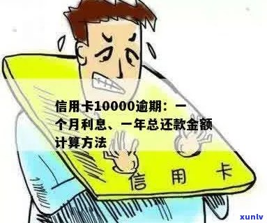 信用卡10000逾期一年，一共要还多少钱利息和本金？