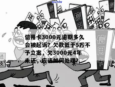 信用卡逾期3000元可能面临的法律后果与立案时长全面解析