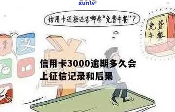 信用卡3000元逾期多久会被起诉：逾期立案时间与罚款计算