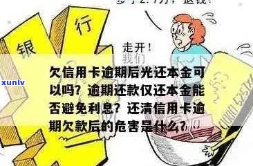 逾期还款后，仅还本金是否足够？了解信用卡还款的相关策略和建议