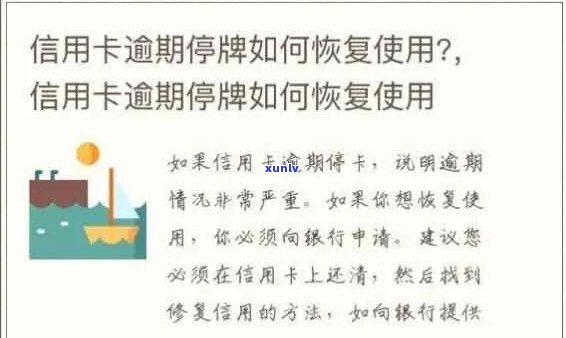 逾期未还款导致邮政信用卡被停用，如何恢复使用及解决 *** 