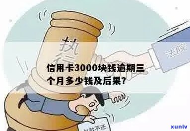 3000块额度信用卡逾期