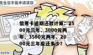 信用卡逾期五年还款金额计算：仅需2000元如何处理？