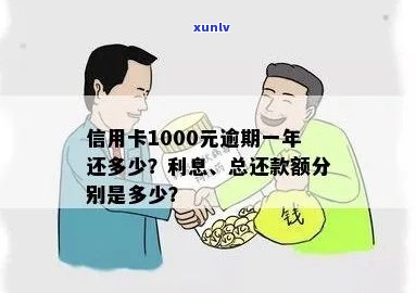 信用卡1000元逾期1年：未还款金额、利息、影响及额度问题。