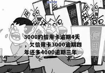 3000信用卡逾期5年