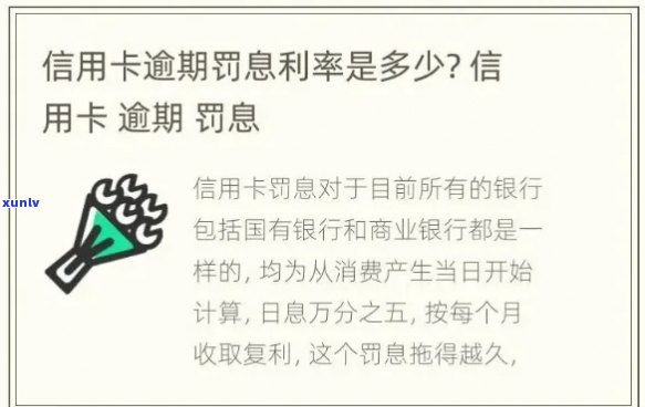 个大银行信用卡逾期怎么办，如何处理，逾期利息计算方式