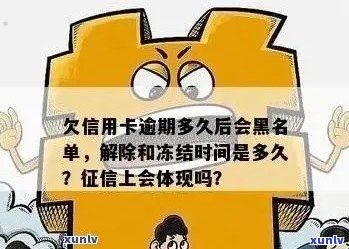 欠信用卡逾期多久后会黑名单解除与冻结：法律诉讼与失信名单影响解析