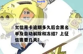 欠信用卡逾期多久后会黑名单解除与冻结：法律诉讼与失信名单影响解析