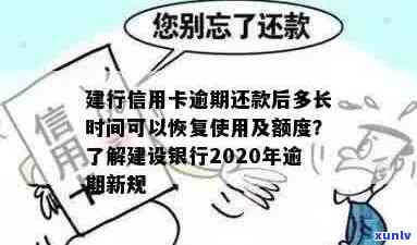 建行信用卡逾期还款后的影响及恢复使用时间全面解析