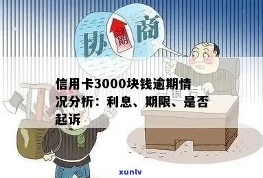 信用卡逾期3000元：起诉时间节点及影响因素全解析