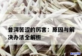 普洱茶的苦味成因及其对健的影响解析