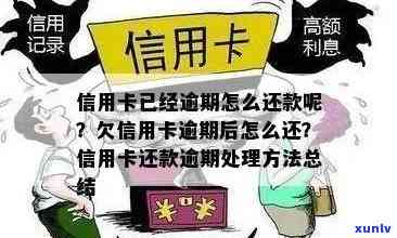 信用卡逾期还款后如何处理？逾期几年的信用卡应该采取什么措？