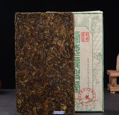 普洱茶黄金一叶砖茶