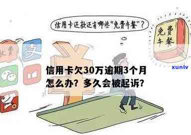 信用卡30万逾期多久会被起诉-信用卡30万逾期多久会被起诉呢