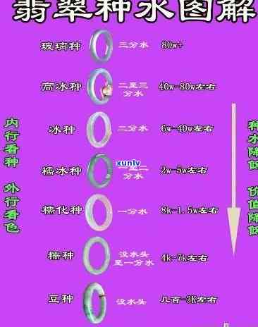 翡翠种水价格对应表：等级划分与价格关系解析