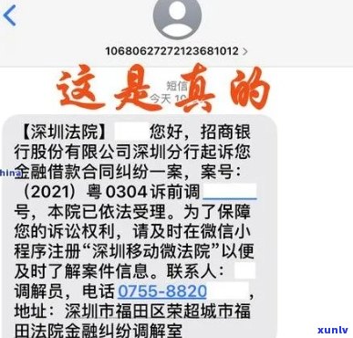 关于1065开头的信用卡逾期起诉警告：真实性、法律后果与应对策略