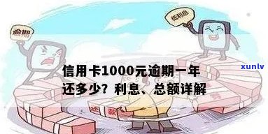 信用卡逾期还款1000多元：后果、解决办法与预防措