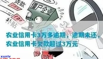 农业信用卡逾期还款3万多，如何解决逾期问题？